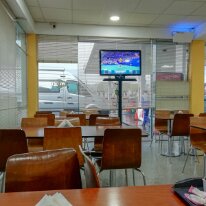 IMG_20180909_174712 09/09/2018 - Les stations services sont bien pratiques, certes pour faire le plei de gasoil, mais aussi pour les toilettes, le café et le Wifi (toujours...